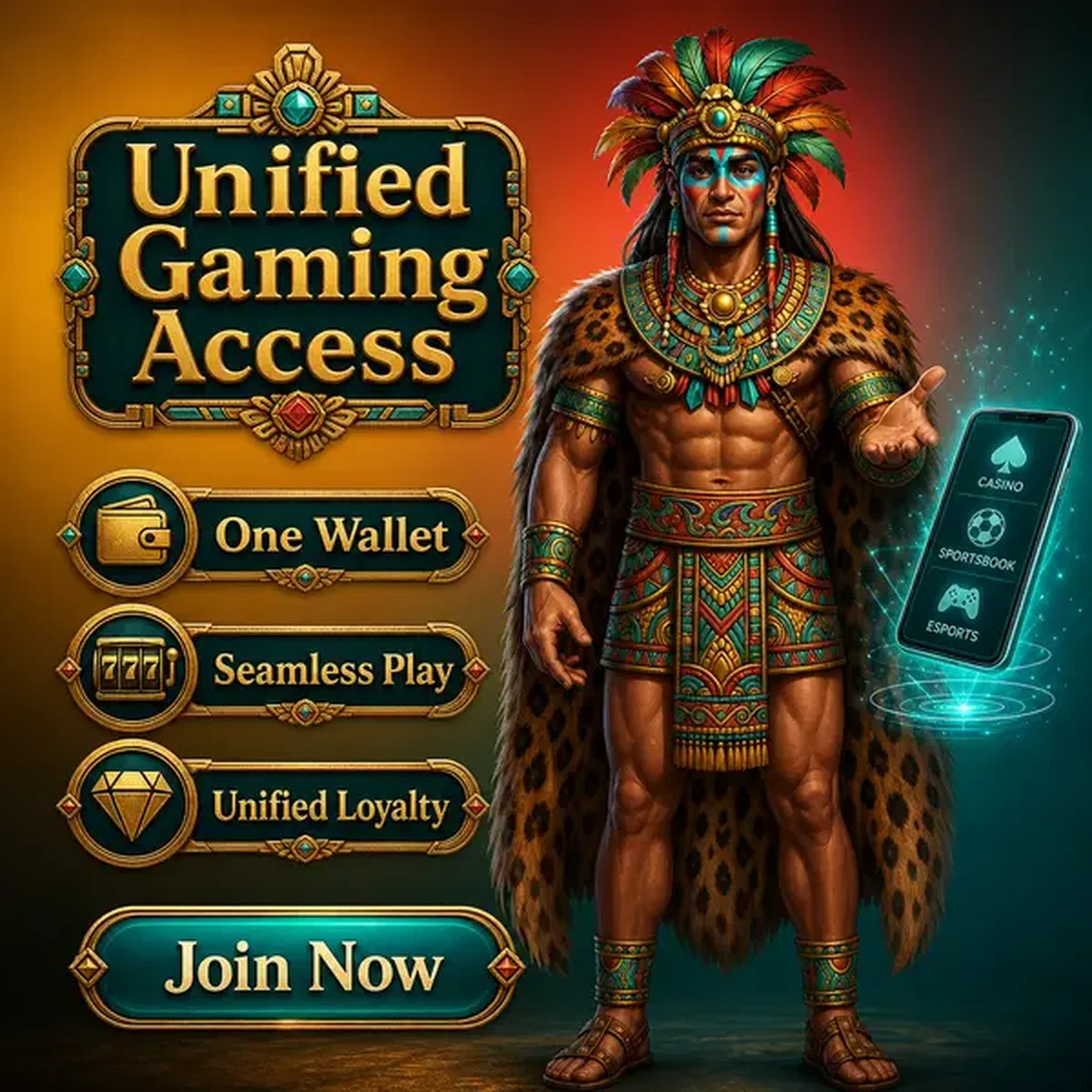 Der Jaguar Warden demonstriert einheitlichen Login-Zugang am Single Account Architecture - Casino, Sportsbook & Esports Access Portal